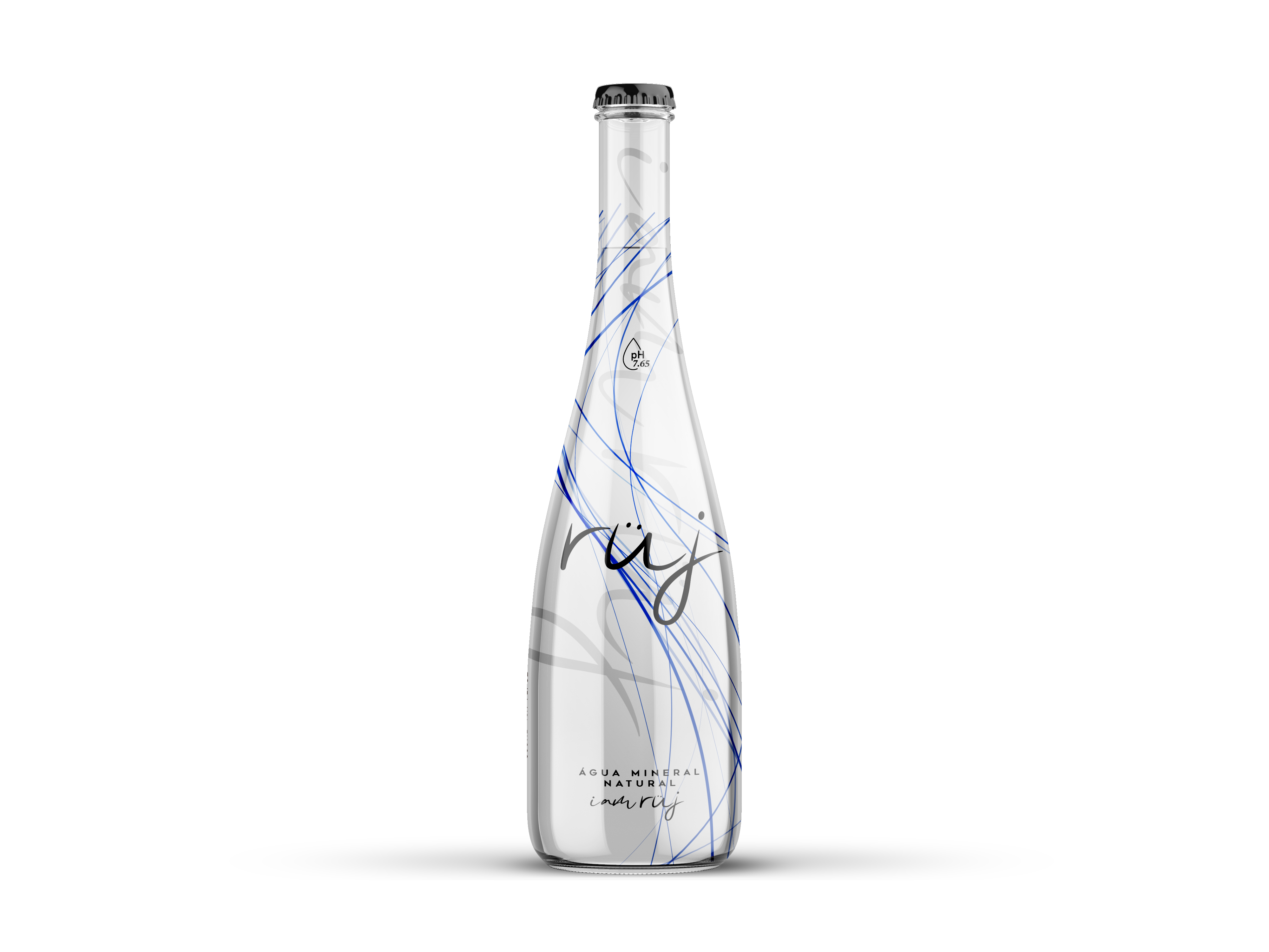 RÜJ still natural mineral water — glass bottle
